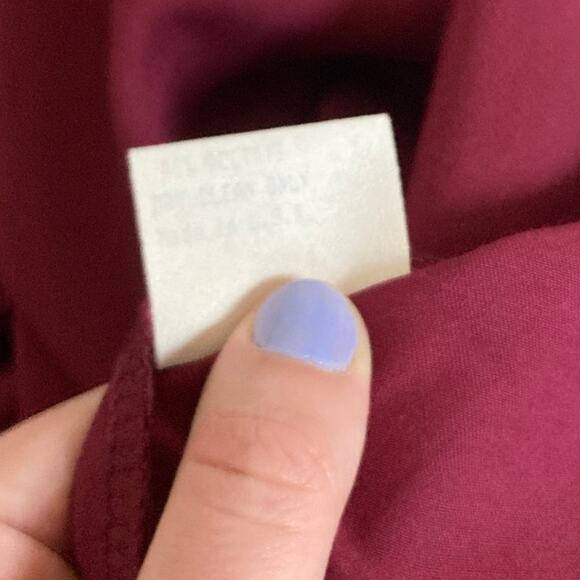 Vintage Bonnie Strauss Crop Top Maxi Skirt Set Medium Velvet Satin Strapless Red - Picture 14 of 16